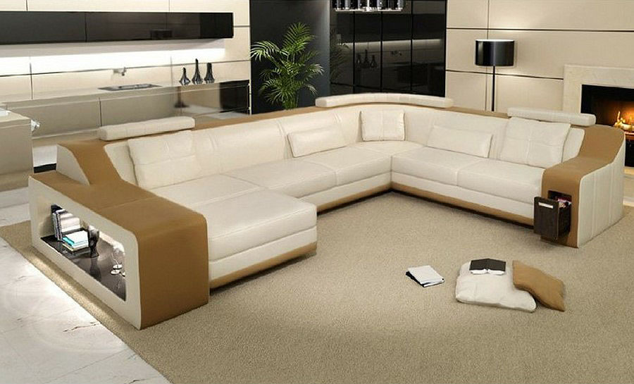 Victus Leather Sofa Lounge Set